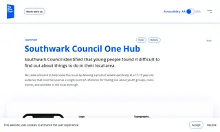 Preview of the Southwark Council Case Study