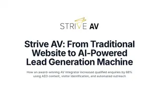 Preview of the Strive AV Case Study