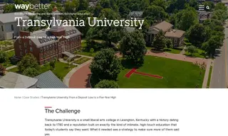 Preview of the Transylvania University Case Study