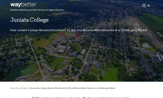 Preview of the Juniata College Case Study