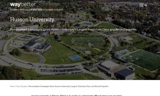 Preview of the Husson University Case Study