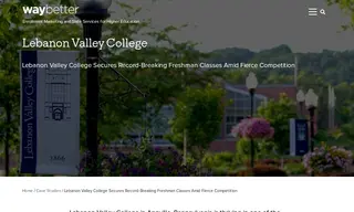 Preview of the Lebanon Valley College Case Study