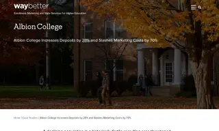 Preview of the Albion College Case Study