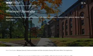 Preview of the Wesleyan University Case Study