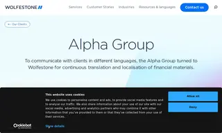 Preview of the Alpha Group Case Study