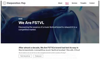 Preview of the We Are FSTVL Case Study