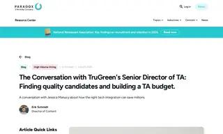 Preview of the TruGreen Case Study