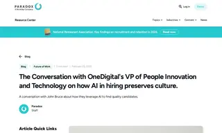 Preview of the OneDigital Case Study