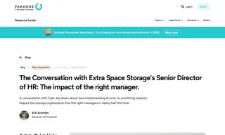 Preview of the Extra Space Storage Case Study