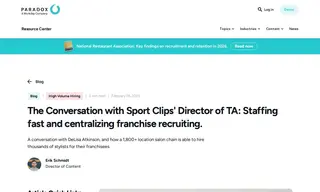 Preview of the Sport Clips Case Study