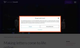 Preview of the Letters Live Case Study