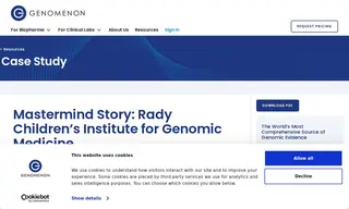 Preview of the Rady Children’s Institute for Genomic Medicine (rcigm) Case Study