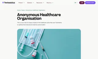 Preview of the Anonymous Healthcare Organisation Case Study