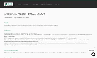 Preview of the South African Netball Case Study