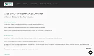 Preview of the United Soccer Coaches Case Study