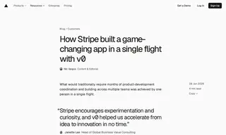 Preview of the Stripe Case Study