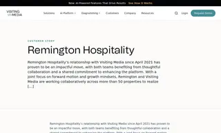 Preview of the Remington Hospitality Case Study