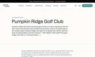 Preview of the Pumpkin Ridge Golf Club Case Study