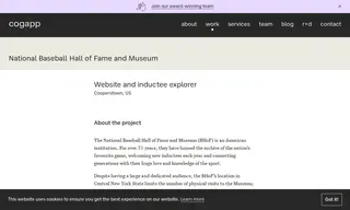 Preview of the National Baseball Hall of Fame Case Study