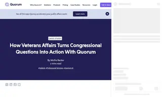 Preview of the U.S. Department of Veterans Affairs (VA) Case Study