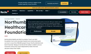 Preview of the Northumbria Healthcare NHS Foundation Trust Case Study