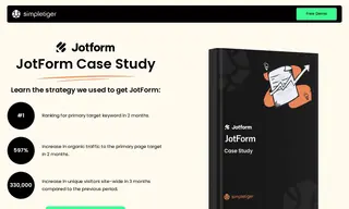 Preview of the Jotform Case Study