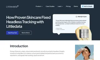 Preview of the Proven Skincare Case Study