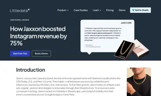 Preview of the JAXXON Case Study