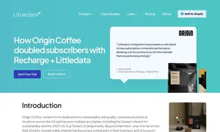 Preview of the Origin Coffee Case Study
