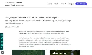 Preview of the Action Oak Case Study