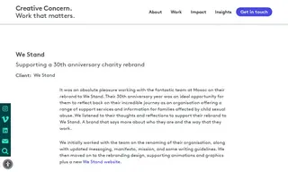 Preview of the We Stand Case Study