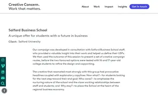 Preview of the Salford University Case Study