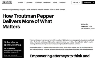 Preview of the Troutman Pepper Case Study