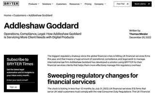 Preview of the Addleshaw Goddard Case Study