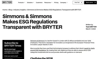 Preview of the Simmons & Simmons Case Study