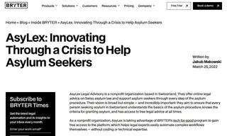 Preview of the AsyLex Case Study