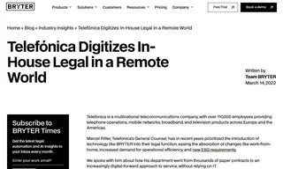 Preview of the Telefonica Case Study
