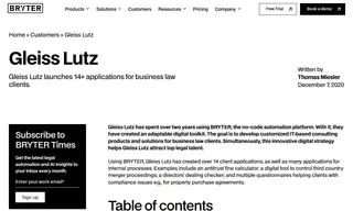 Preview of the Gleiss Lutz Case Study