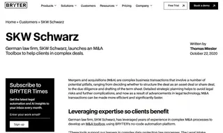 Preview of the SKW Schwarz Case Study
