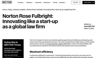 Preview of the Norton Rose Fulbright Case Study