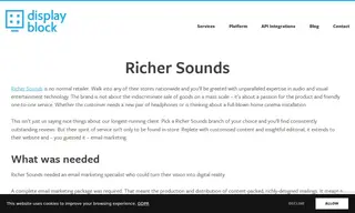Preview of the Richer Sounds Case Study