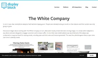 Preview of the The White Company Case Study