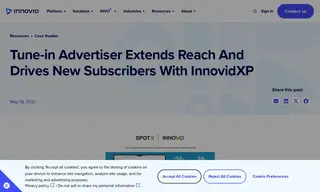 Preview of the Tune-in Advertiser Case Study