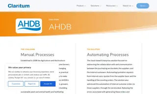 Preview of the AHDB Case Study