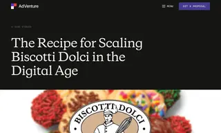 Preview of the Biscotti Dolci Case Study