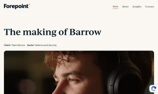 Preview of the Team Barrow Case Study