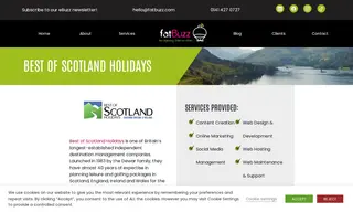Preview of the Best of Scotland Holidays Case Study