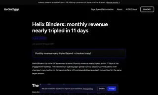 Preview of the Helix Binders Case Study