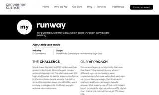 Preview of the MyRunway Case Study