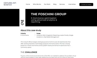 Preview of the The Foschini Group Case Study